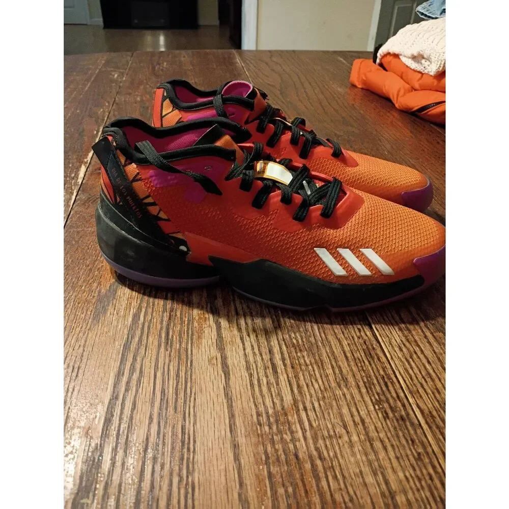 New Adidas DON Day of the Dead Mens 8.5 Womens 9.5 Athletic Basketball Gym Shoes